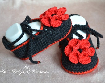 Ballerina Style Baby Booties