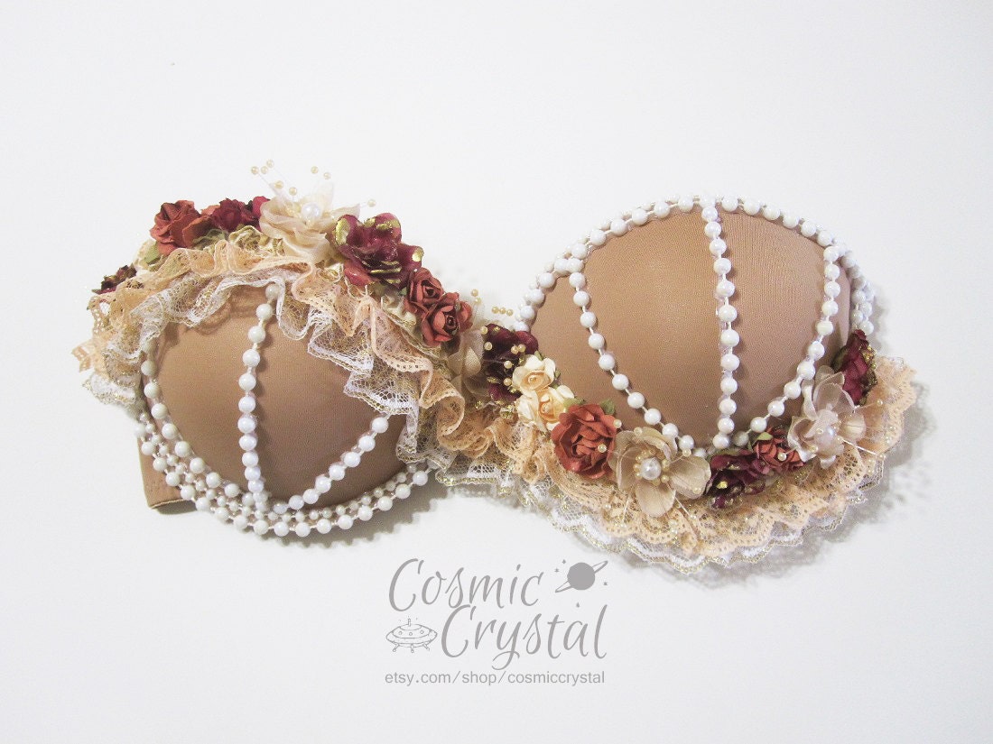 AKI II woodland creature rave bra Etsy