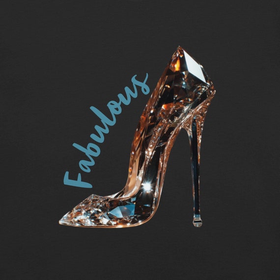 Fabulous Glass Slipper heavyweight t-shirt DTF print