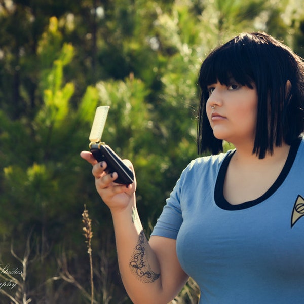 Spock Cosplay Digital Photo Set Featuring CapricaSong