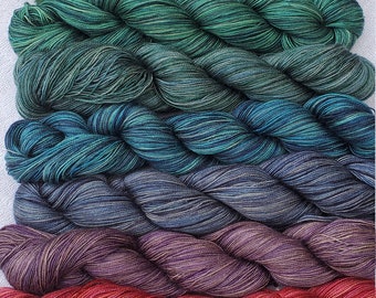 Hand Dyed Camel/Silk Yarn by Penny Stewart - Laceweight - 50g  436 yds