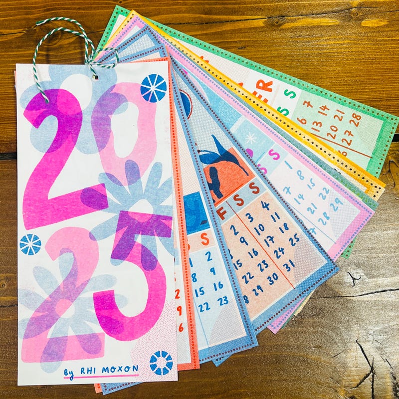 Cool 2025 Calendars Etsy UK