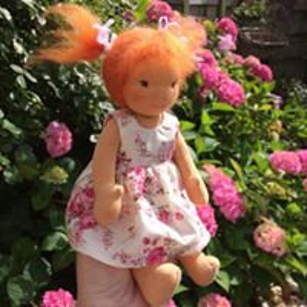 Pattern Waldorf Doll 9" or 25cm by Little Doll House PDF Instant Download