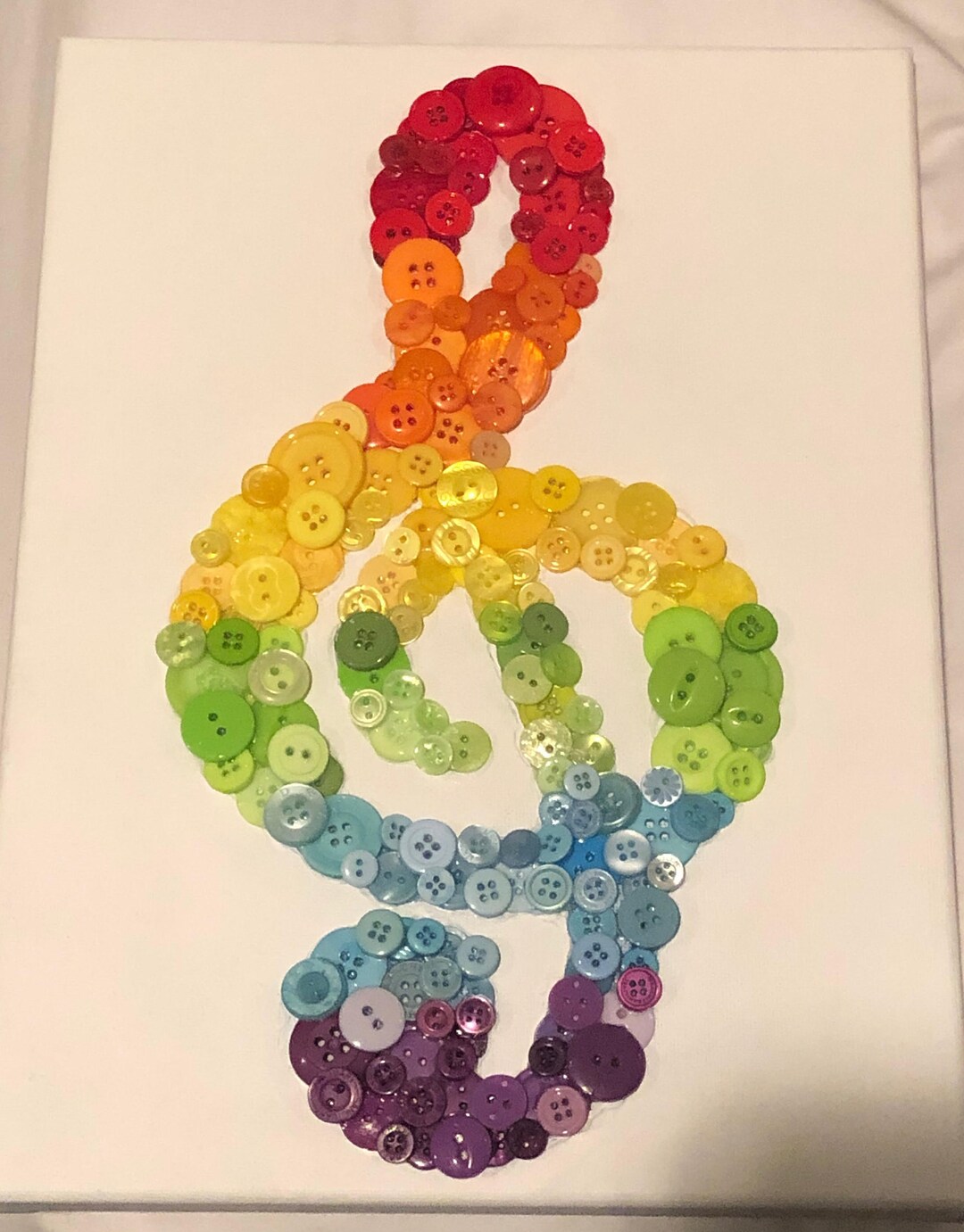 Custom Music Note Button Art - Etsy