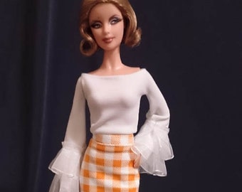 Handmade~Doll tops for 12/" Doll~Barbie,Fashion royalty,Silkstone #202012056