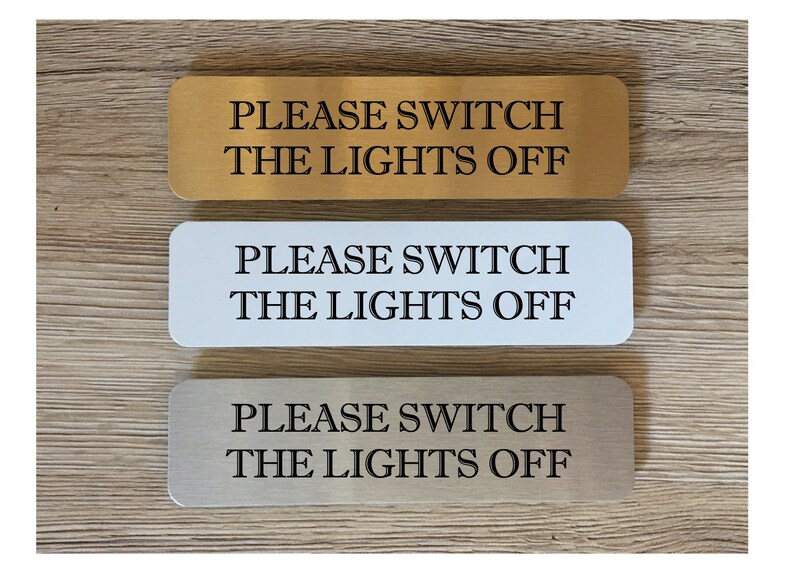 VITAL SIGNS for Home or Office: Switch Lights / Power off Silver, Gold ...