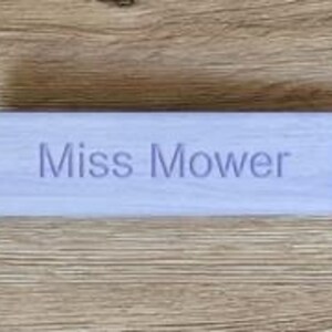 ADD TEXT to COLOURED Rustic Personalized Sign Aluminium Metal Door Plaque: Wood Effect image 10