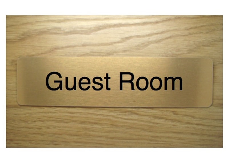 Office /& Many More ROOM DOOR SIGNS in Brushed Silver Kitchen Gold or White Metal for the Bathroom