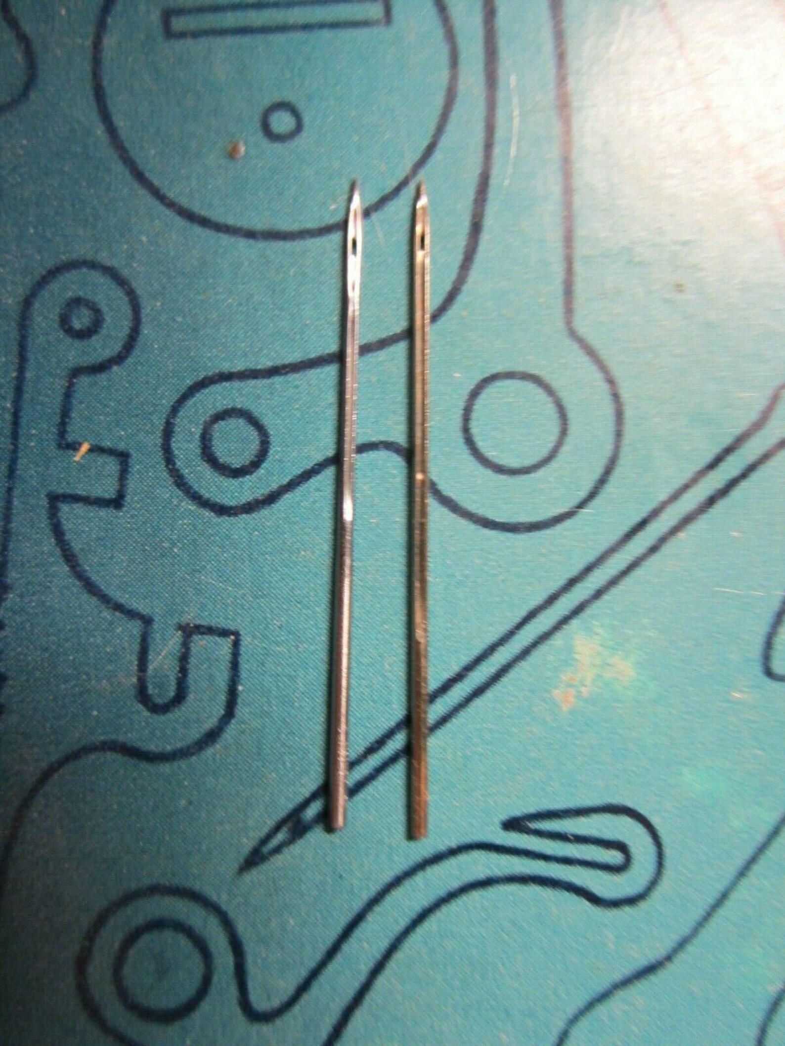 12x1 New Substitute Needles Singer 12, German, Toy Sewing Machine, Old