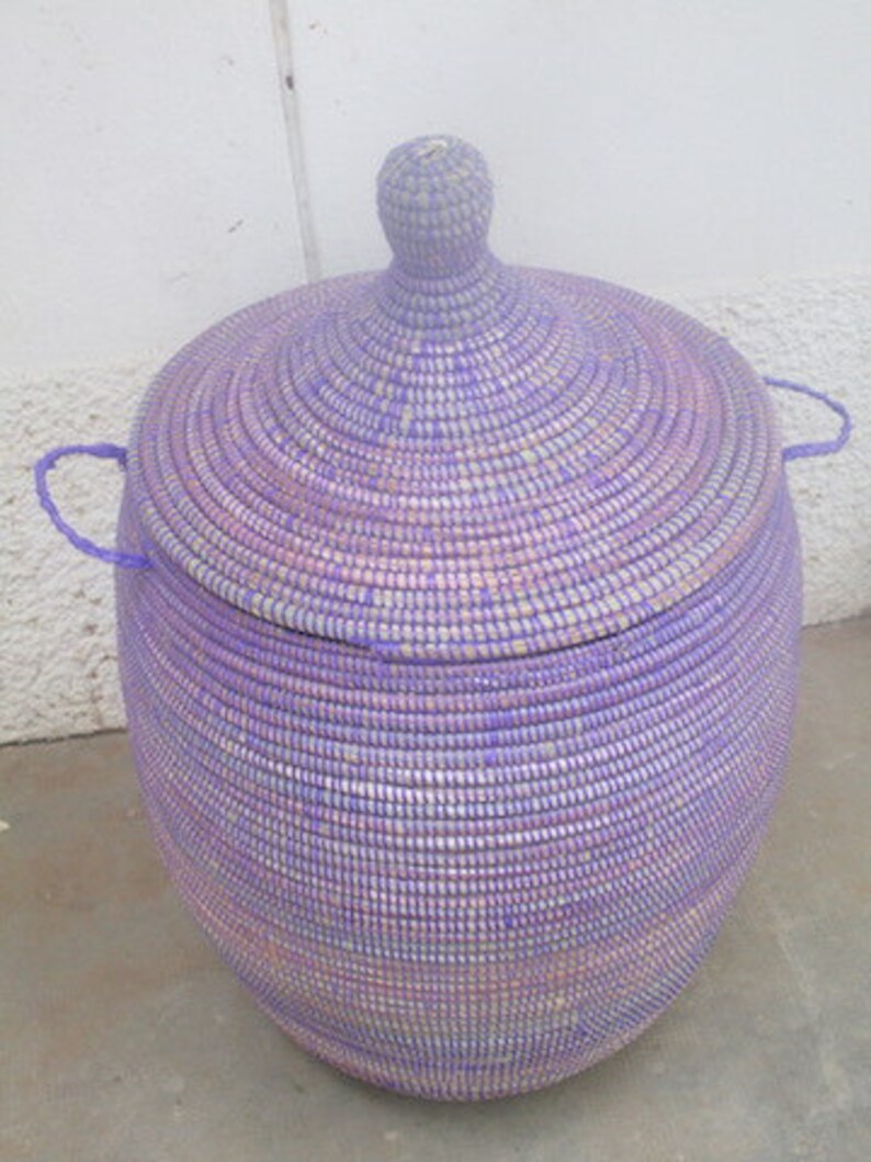 Oversized Purple Laundry Basket Large Hamper Panier Etsy