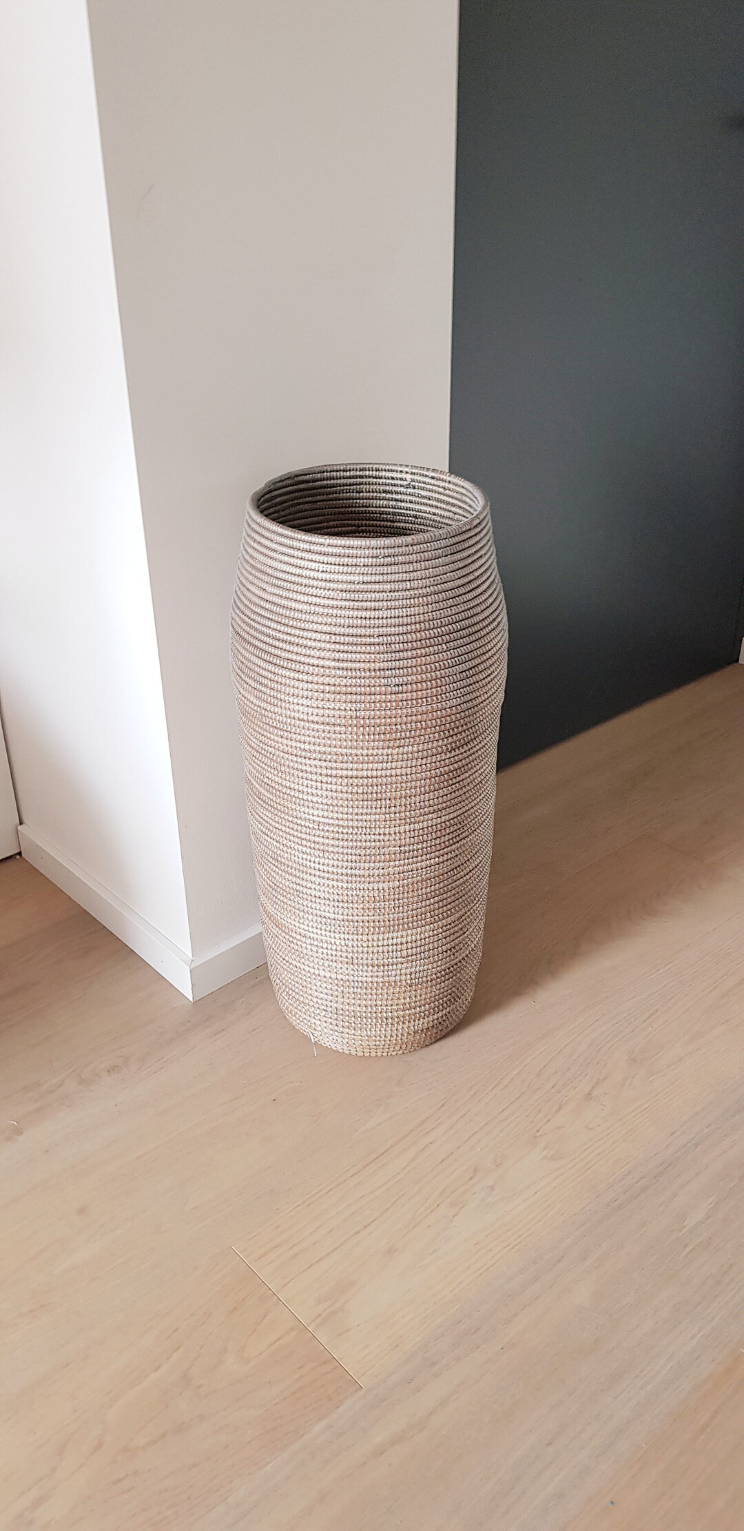 Large Pilates Mat Holder, Umbrella Stand, Tall Grey Basket, Paper Roll