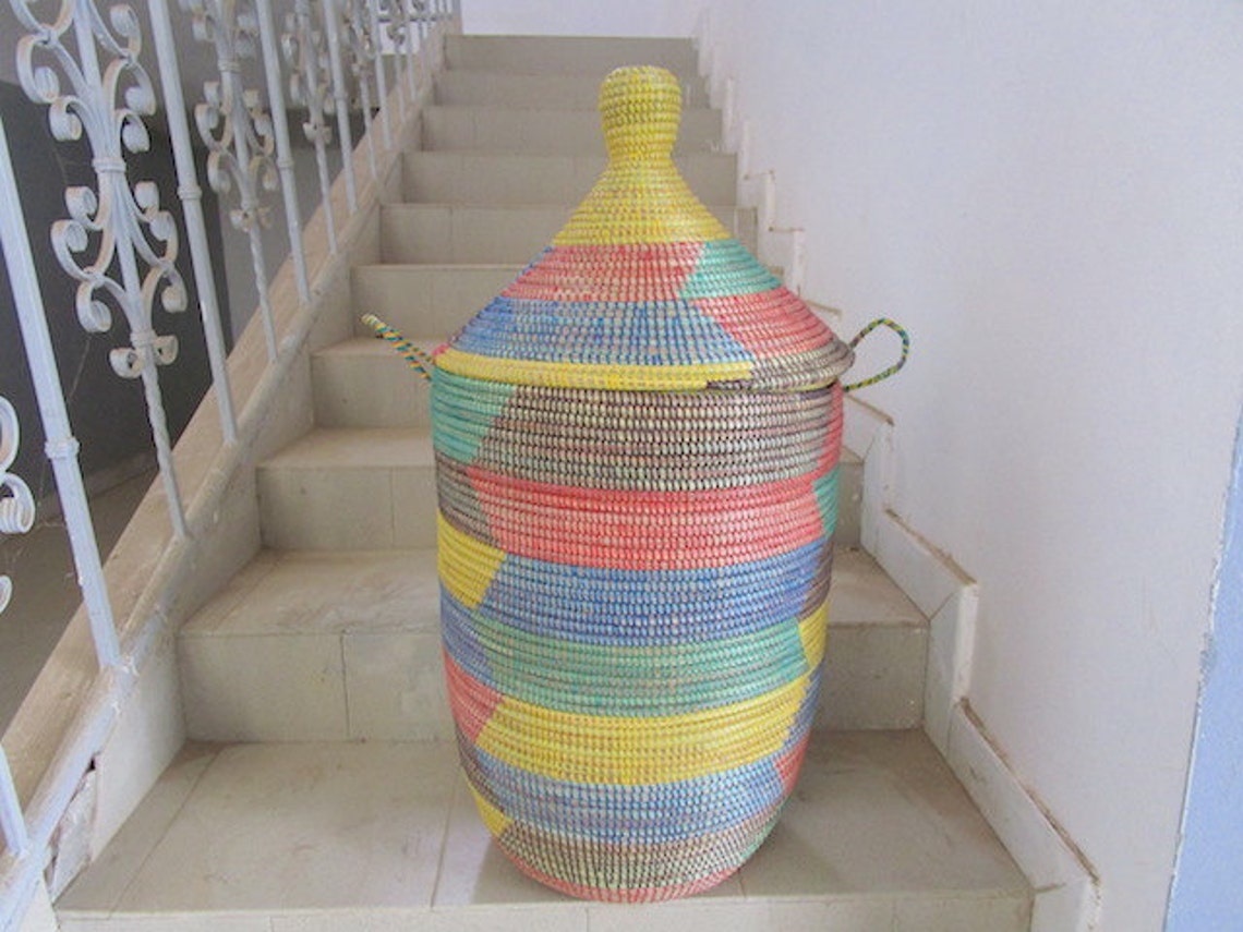 Para él colores primarios cesta de ropa cesta de lavandería | Etsy