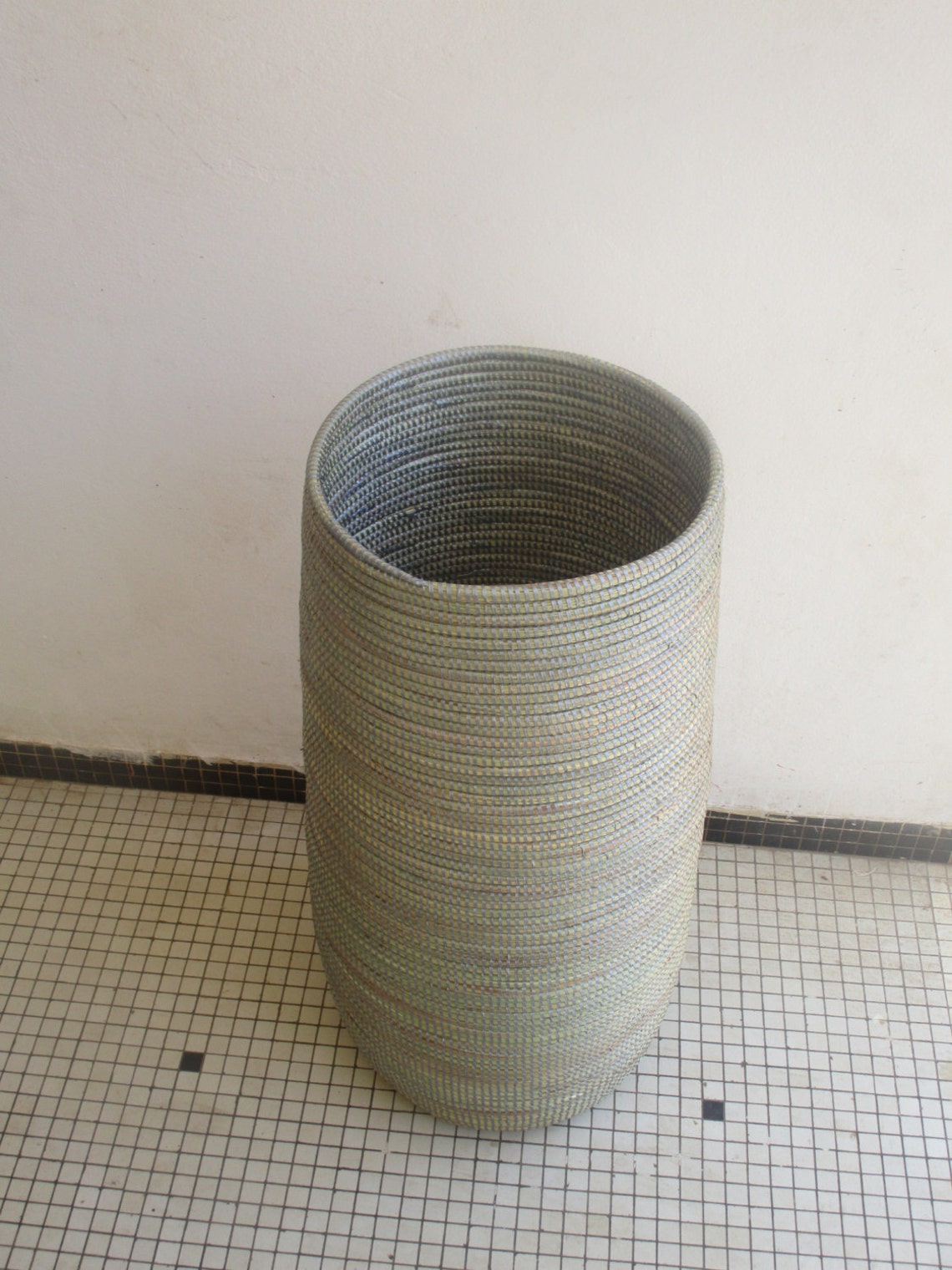 Large Pilates Mat Holder Umbrella Stand Tall grey Basket Etsy