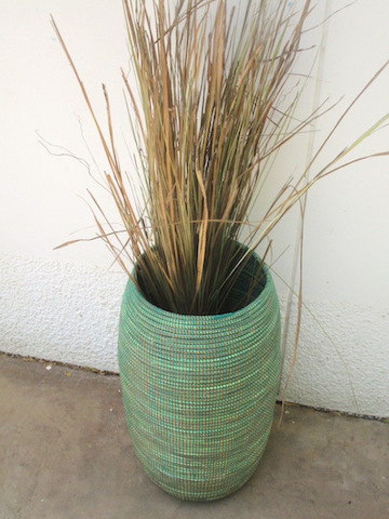 Yoga Mat Holder XXL in Jade Green Barrel Shaped No Lid Etsy