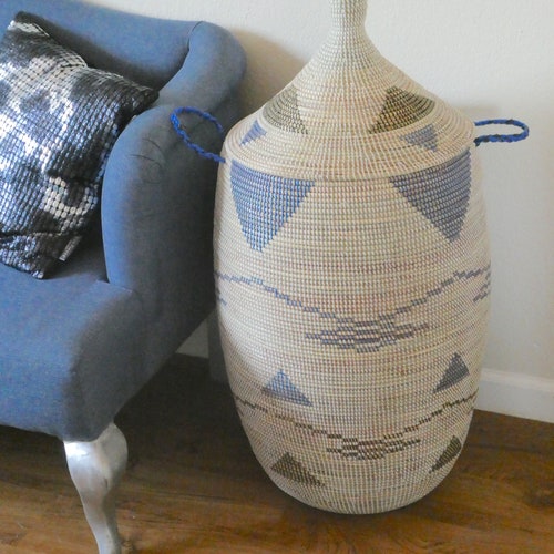 Heritage of Africa Quilted Laundry Basket main image 1