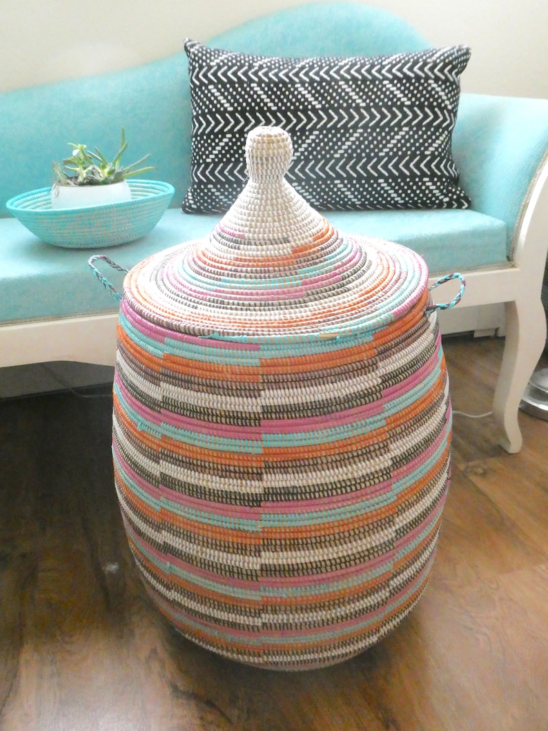 Cestas africanas Nuevo diseño ecléctico Almacenamiento de | Etsy