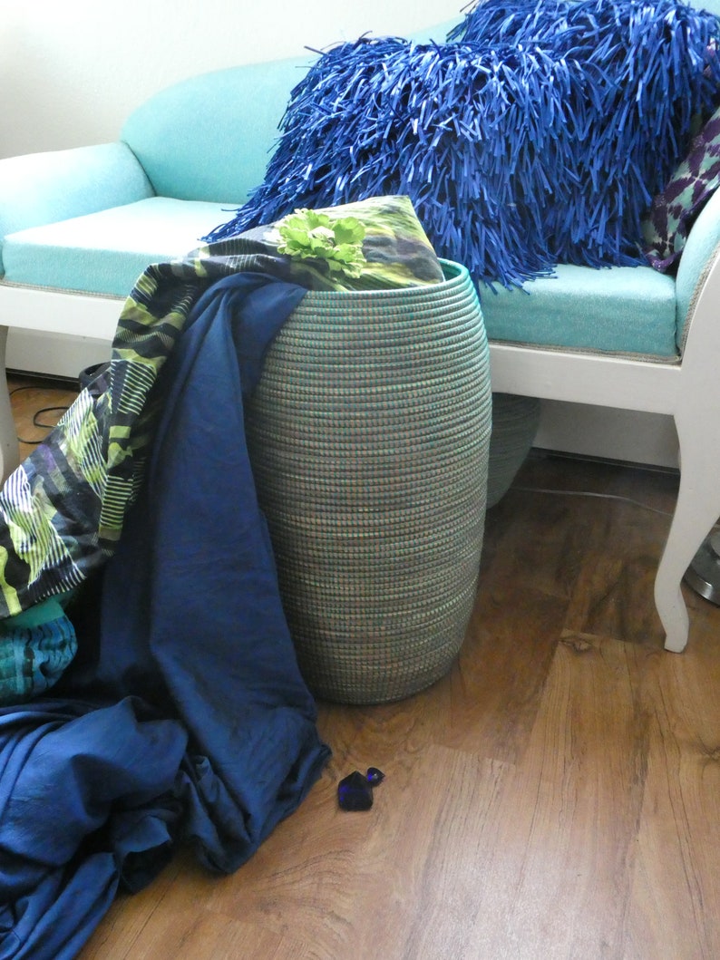 Yoga Mat Holder XXL in Jade Green Barrel Shaped No Lid Etsy