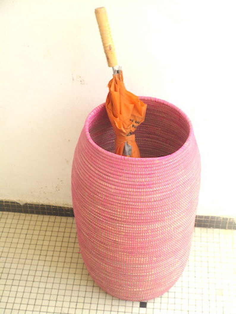 Yoga Mat Holder in Pink Umbrella Stand Fuchsia Girls Room Etsy