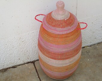 Laundry room, Clothes Basket, Laundry Sorter, African Basket, Baby Shower Gift, Made to Order