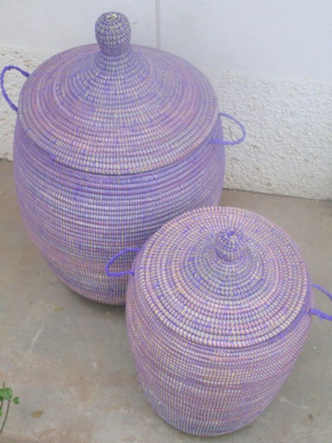 Oversized Purple Laundry Basket Large Hamper Panier Etsy