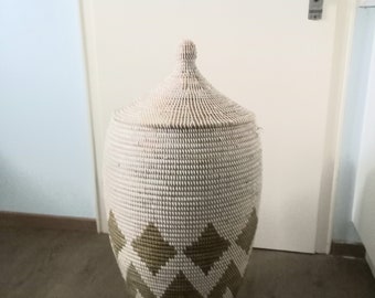 JUST REDUCED ,African Laundry Basket, Wäschekorb, Hamper,  on sale