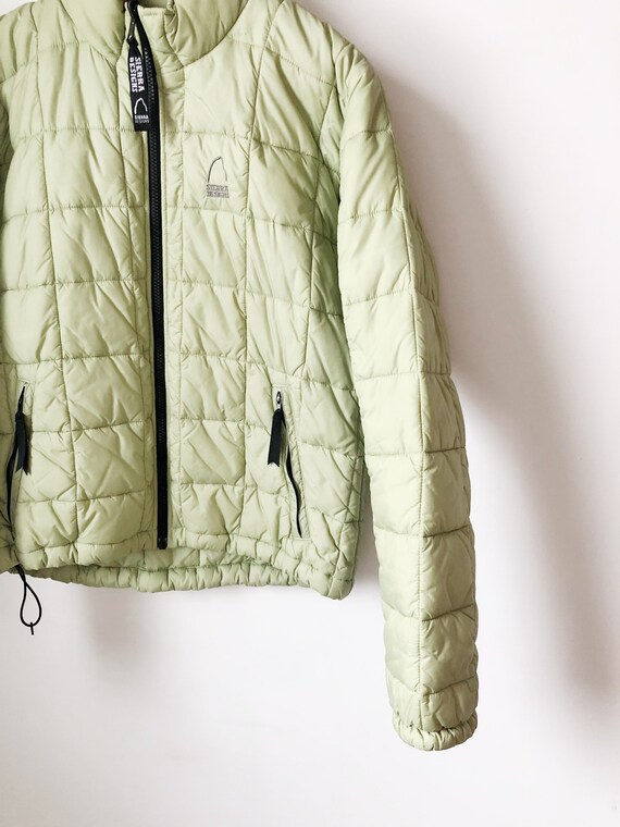 Vintage lime-green puffer. -00s