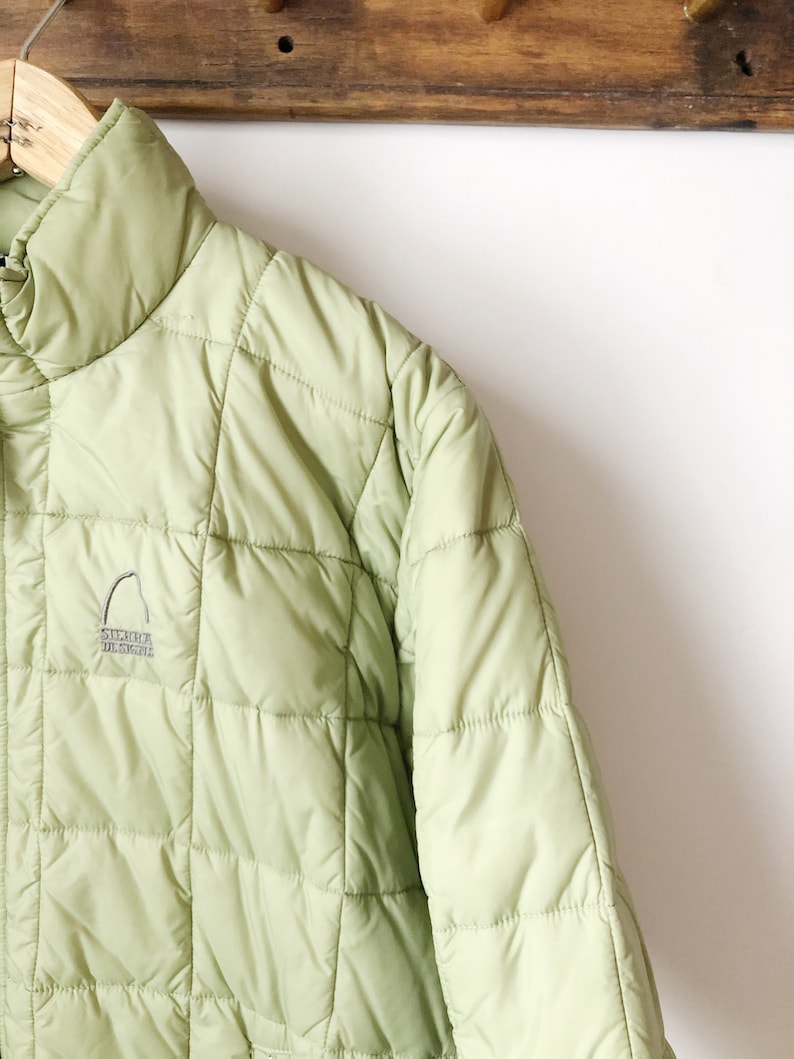 Vintage lime-green puffer 00s