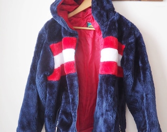 Vintage Polo club fake fur jacket - 90's