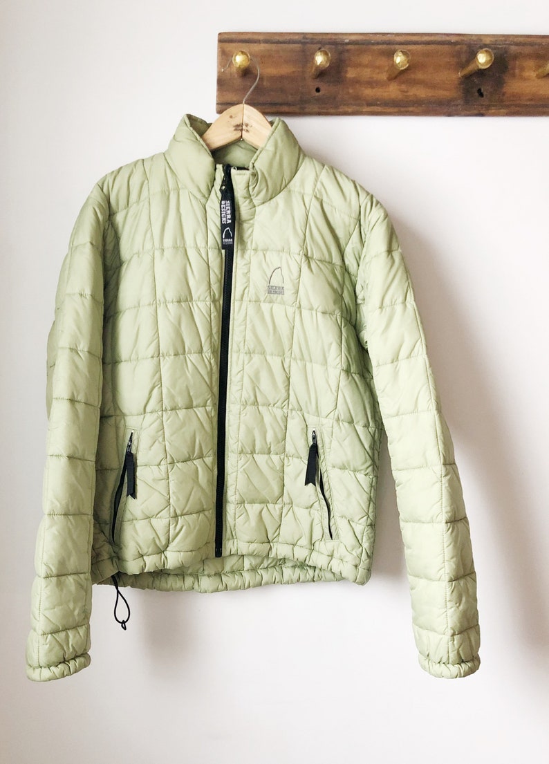 Vintage lime-green puffer 00s