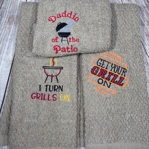 grill,towel, barbque