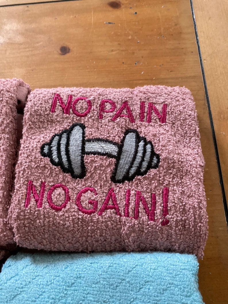 Workout Weights Towels Work Out Fitnessgym Personnalized Etsy