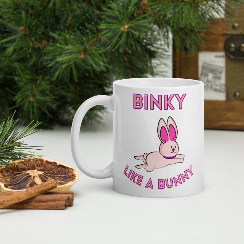 Binky Like a Bunny Mug, Gift For Rabbit Lover, Bunny Gift, Bunny Lover, Rabbit Dad, Rabbit Mom, rabbit lover gifts, gifts for guinea pig mum image 2