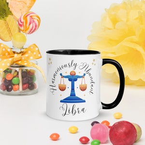 Harmoniously Abundant Libra Mug Astrology Zodiac Coffee Cup for Libra Birthday Gift, Powerful Manifestation, Libra Horoscope Sign image 9