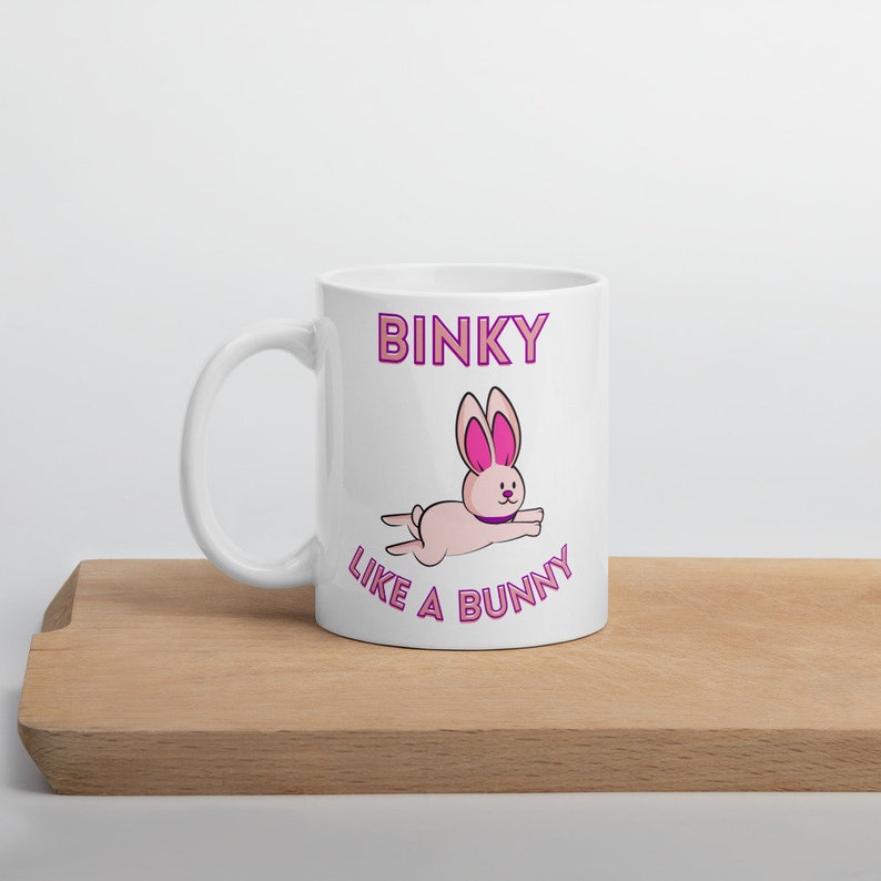 Binky Like a Bunny Mug, Gift For Rabbit Lover, Bunny Gift, Bunny Lover, Rabbit Dad, Rabbit Mom, rabbit lover gifts, gifts for guinea pig mum image 1