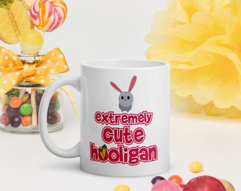 Extremely Cute Hooligan Rabbit Mug | Gift For Rabbit Lovers, Rabbit Gift, Bunny Lover,  Bunny Mum, Rabbit Mug, Rabbit Lover Mug