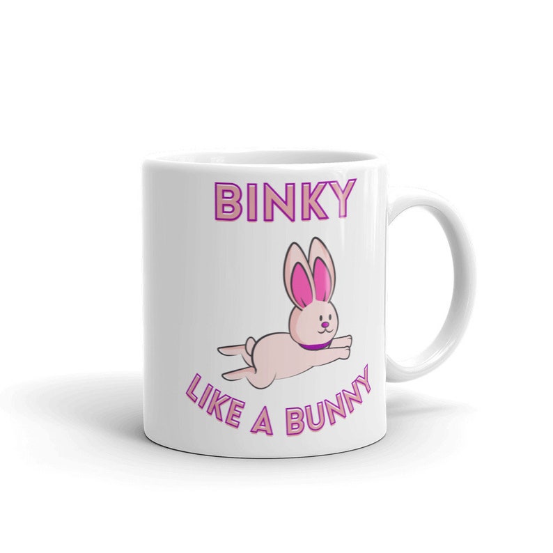 Binky Like a Bunny Mug, Gift For Rabbit Lover, Bunny Gift, Bunny Lover, Rabbit Dad, Rabbit Mom, rabbit lover gifts, gifts for guinea pig mum image 3