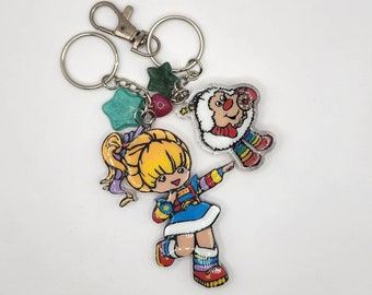 Rainbow Brite Inspired / Sprite inspired Keychains