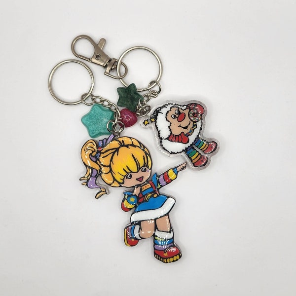 Rainbow Brite Inspired / Sprite inspired Keychains