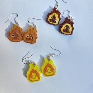 Flame Earrings / Dangle Earrings  / Fire Earrings
