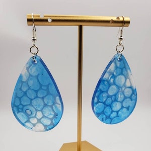 Water Earrings / Pebble Earrings / Raindrop Earrings