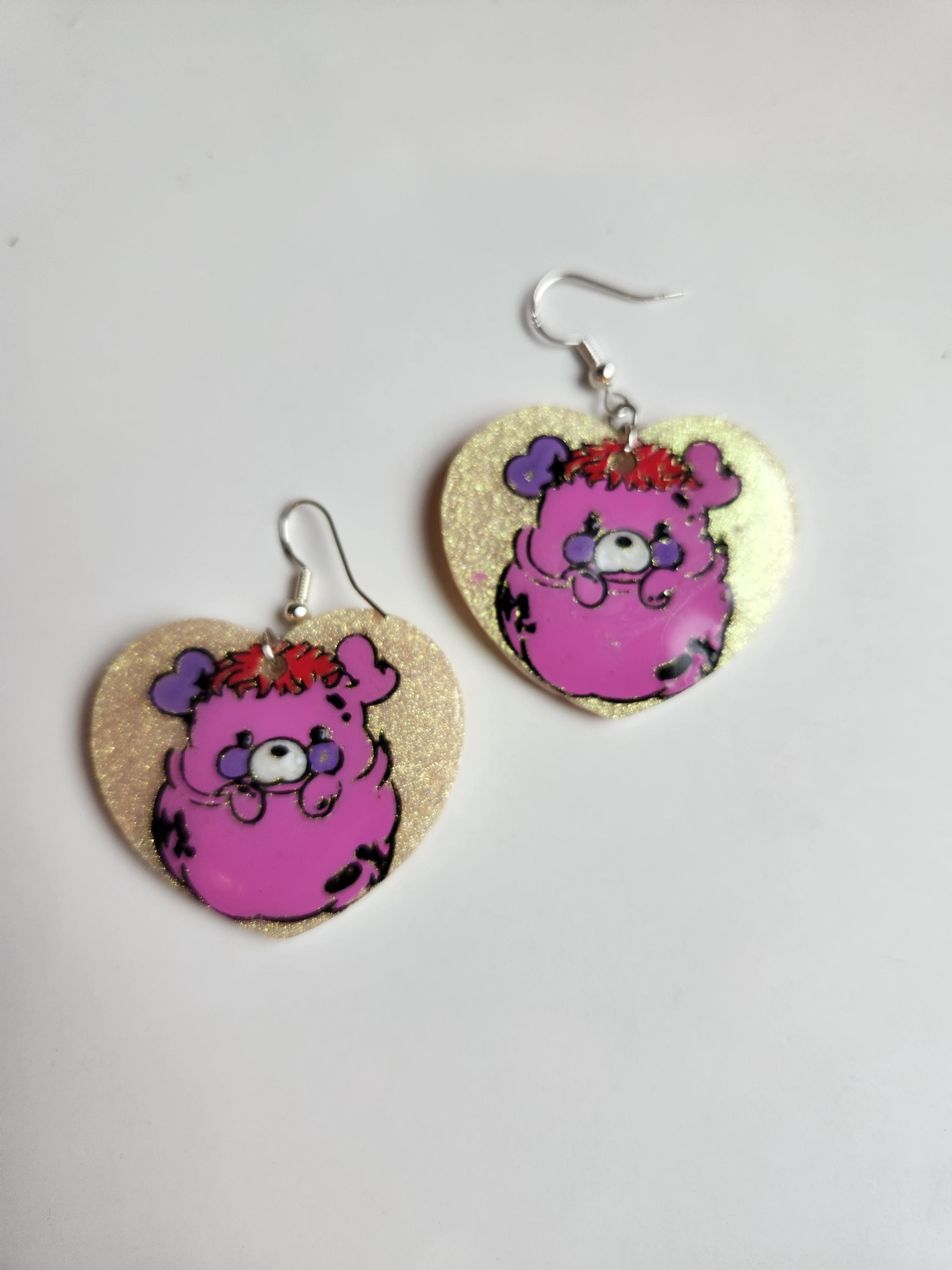 ◎reinheart◎ Popple earring Popple Inspired Earrings - Etsy
