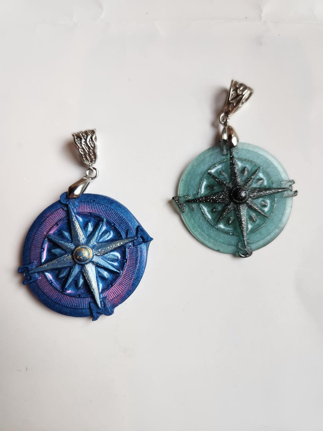 Compass Rose Necklace, Nautical Necklace, Multiple Colors Available - Etsy