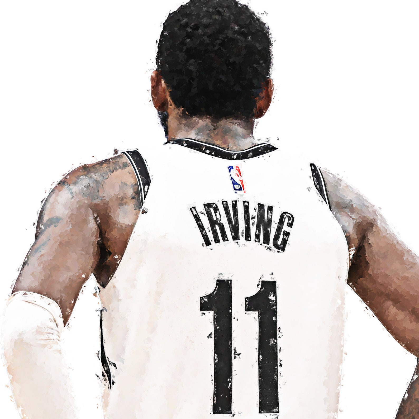 Kyrie Irving Poster Brooklyn Nets Art Print Modern Etsy