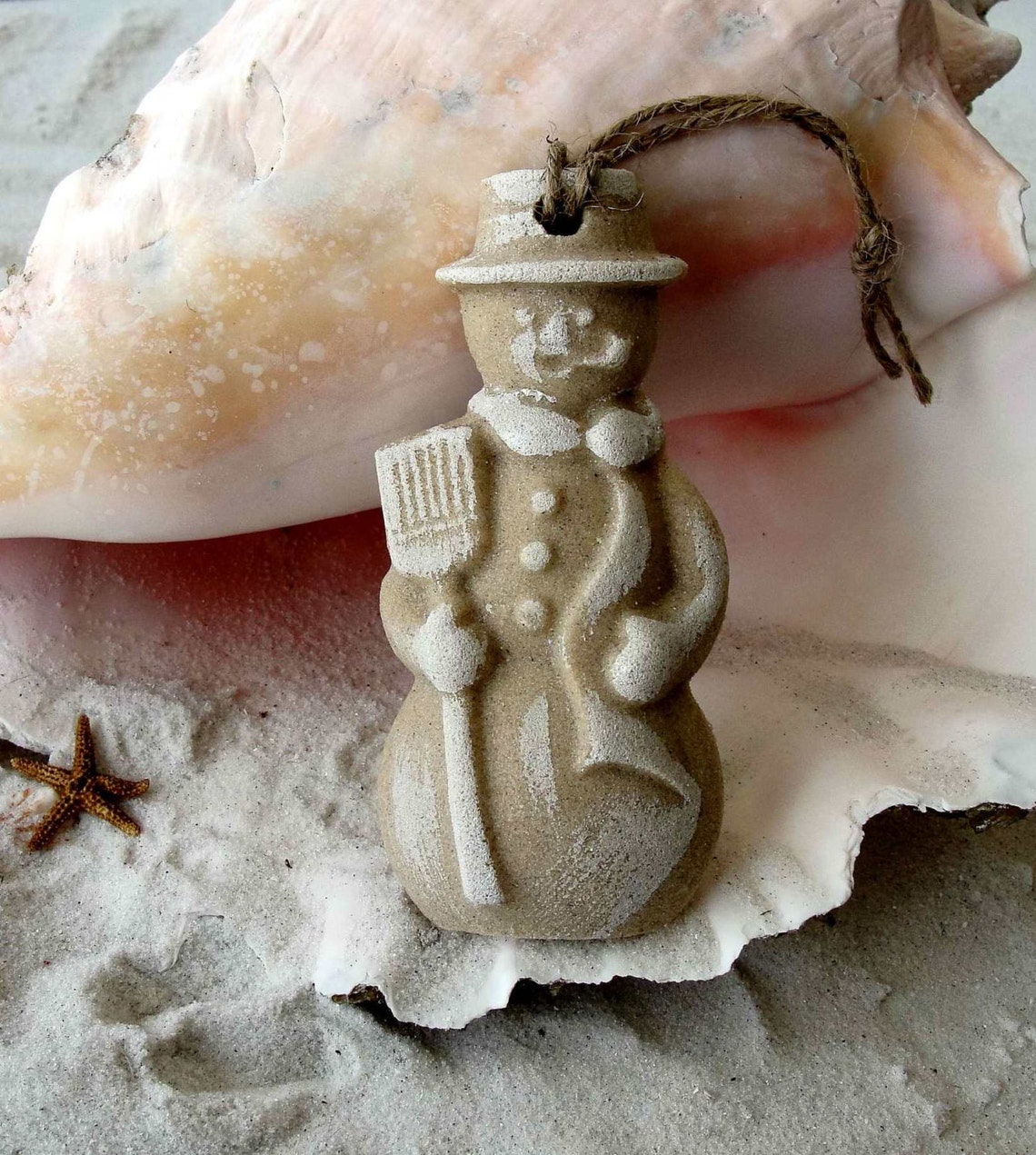SNOWMAN/SANDMAN Sand Ornament Etsy