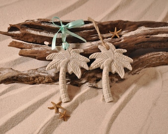 PALM TREE Made with  Sand Ornament