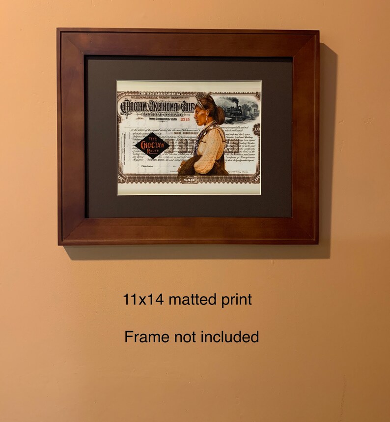 CHOCTAW ART RAILROAD Ledger Art Native American Etsy