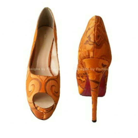 pink dress orange heels Women's Pink Satin Peep Toe Pumps - High Heel Dress Shoes with Bow Detail for Formal Occasions & Cocktail Parties 2026