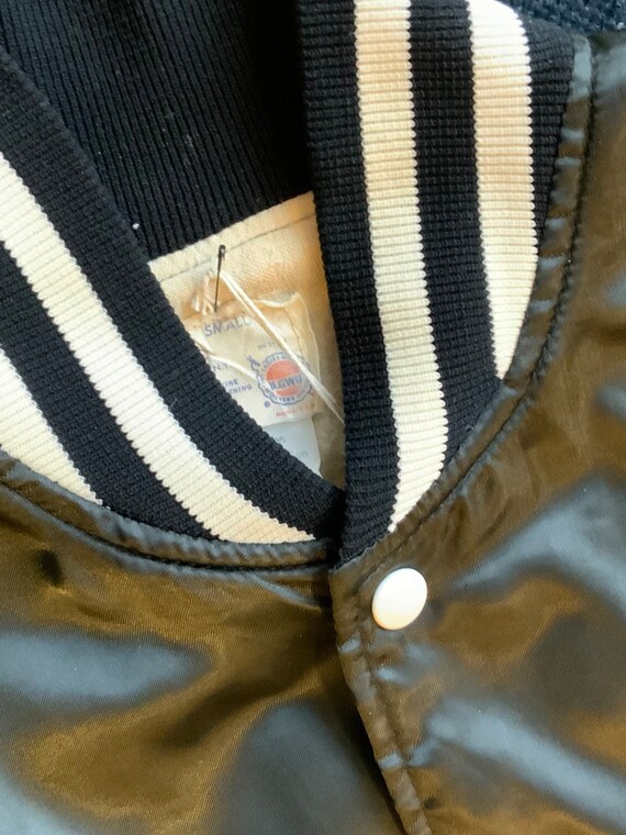 RARE 1970s Union Made USA STYX Nylon Bomber Jacket wi… Gem