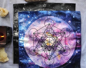 Crystal Grid Cloth Set of 2 Metatron Grids - FREE SHIPPING