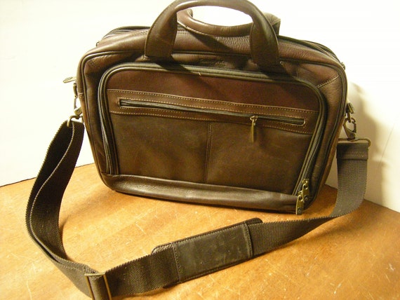 Samsonite computer briefcase-brown briefcase- sof… - image 2
